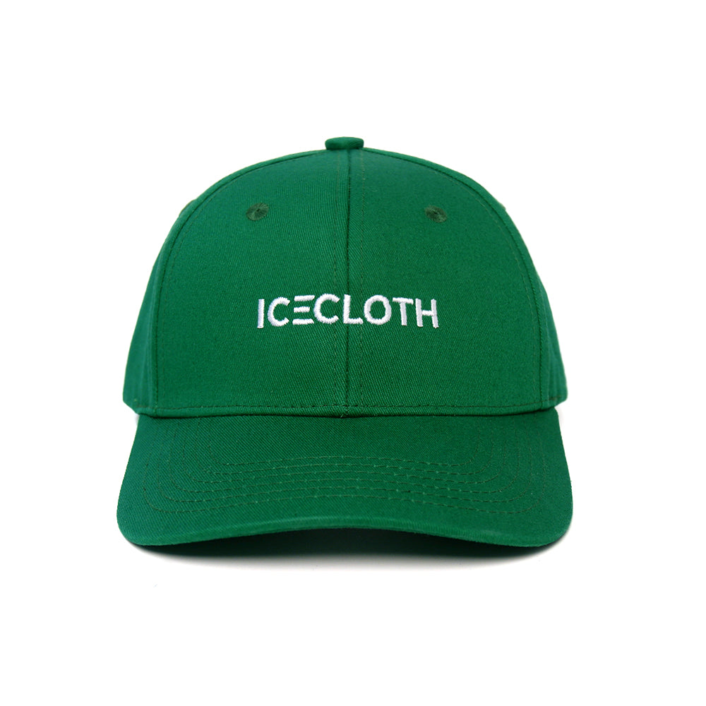 Casquette Vert en Coton avec Intérieur en Satin