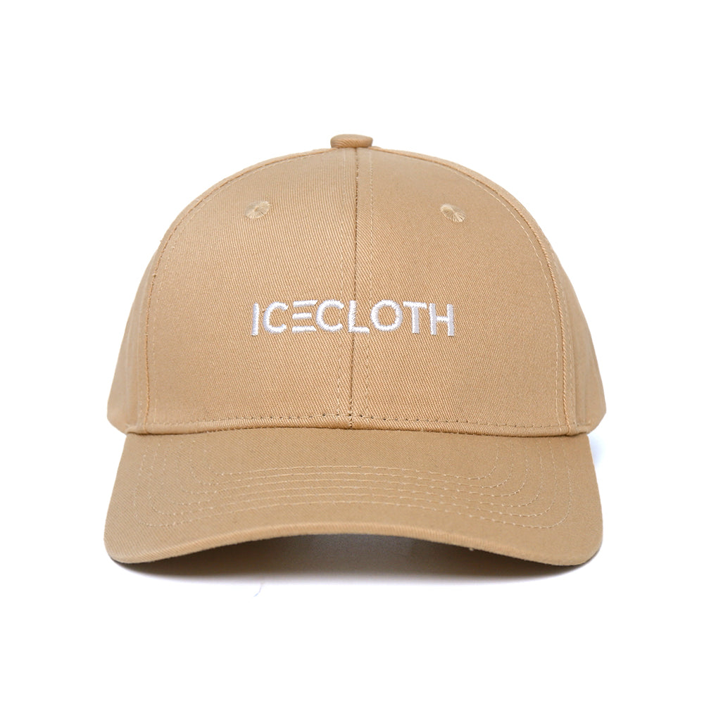 Casquette Beige en Coton avec Intérieur en Satin