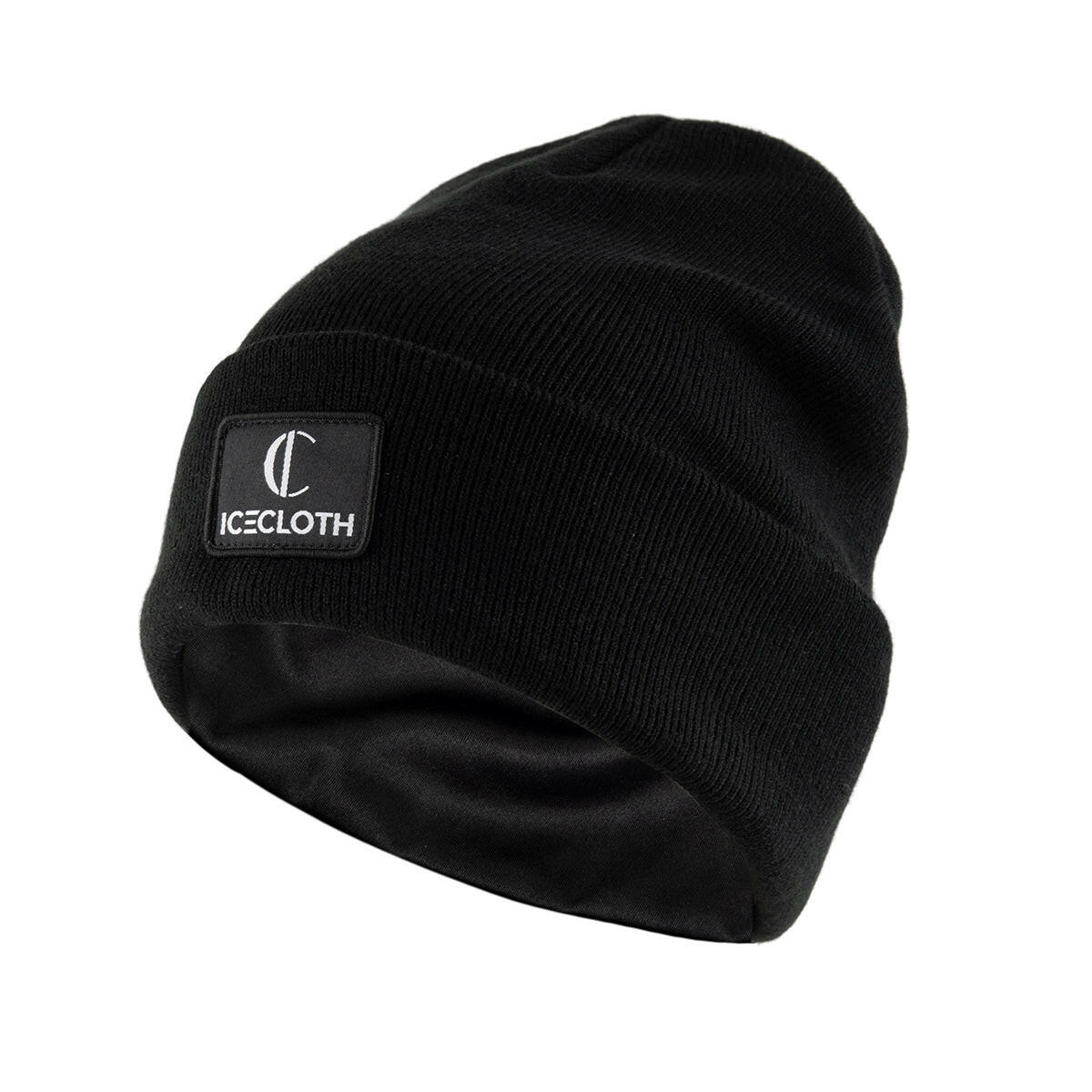 Bonnet intérieur satin noir