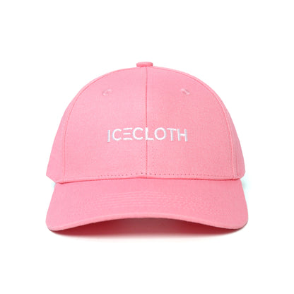 Casquette Rose en Coton avec Intérieur en Satin