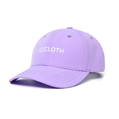 Casquette Violette Imperméable avec Intérieur en Satin