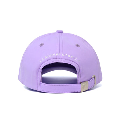 Casquette Violette Imperméable avec Intérieur en Satin